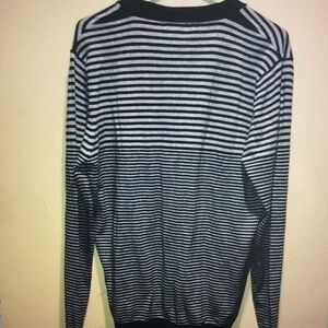 Black and White Striped Sweater